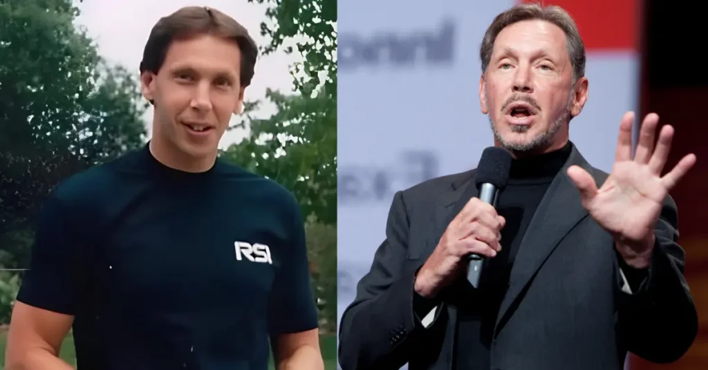 Larry Ellison Then and Now