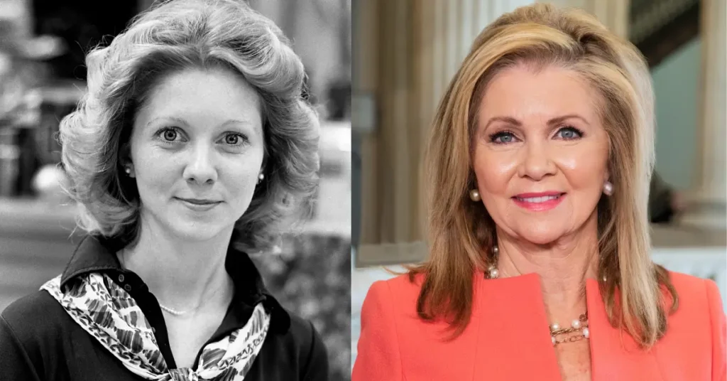 Marsha Blackburn Then and Now