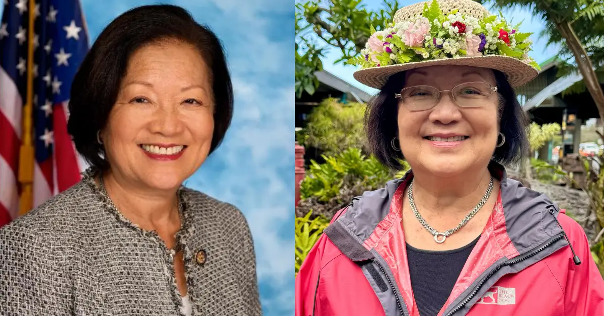 Mazie Hirono Then and Now