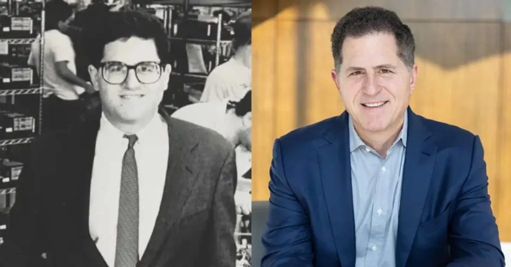 Michael Dell Then and Now