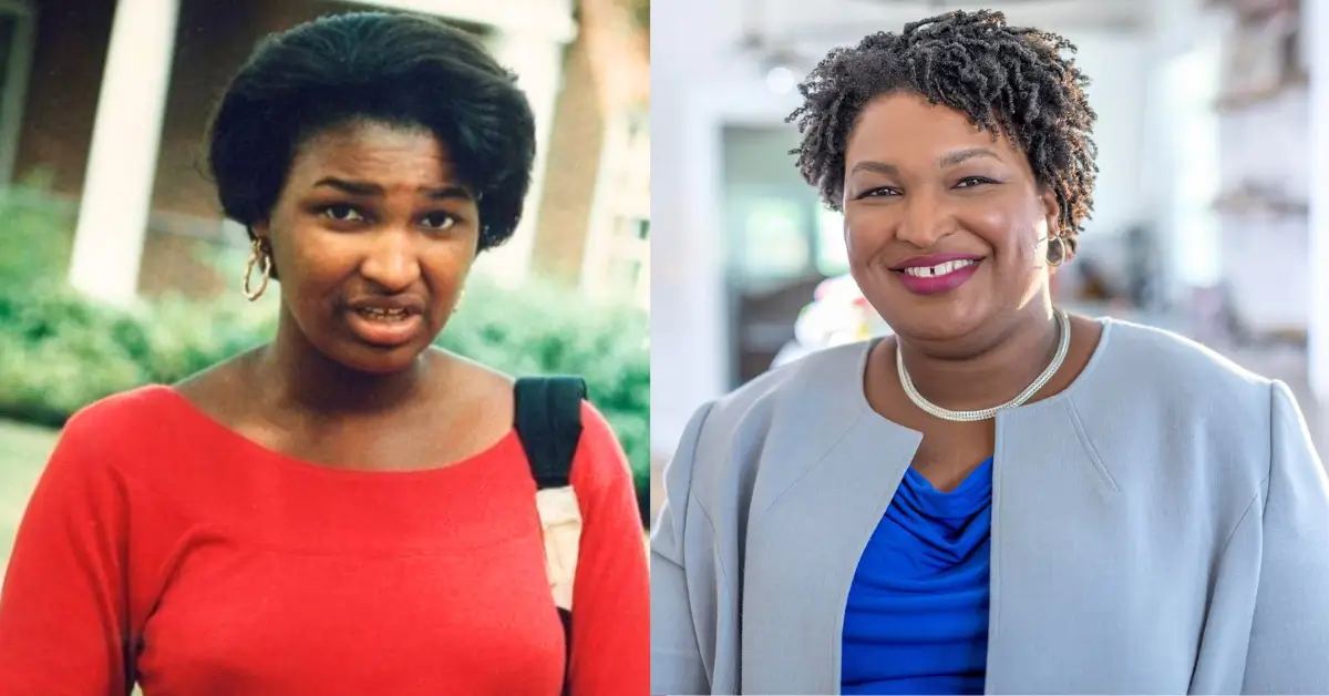 Stacey Abrams Then and Now