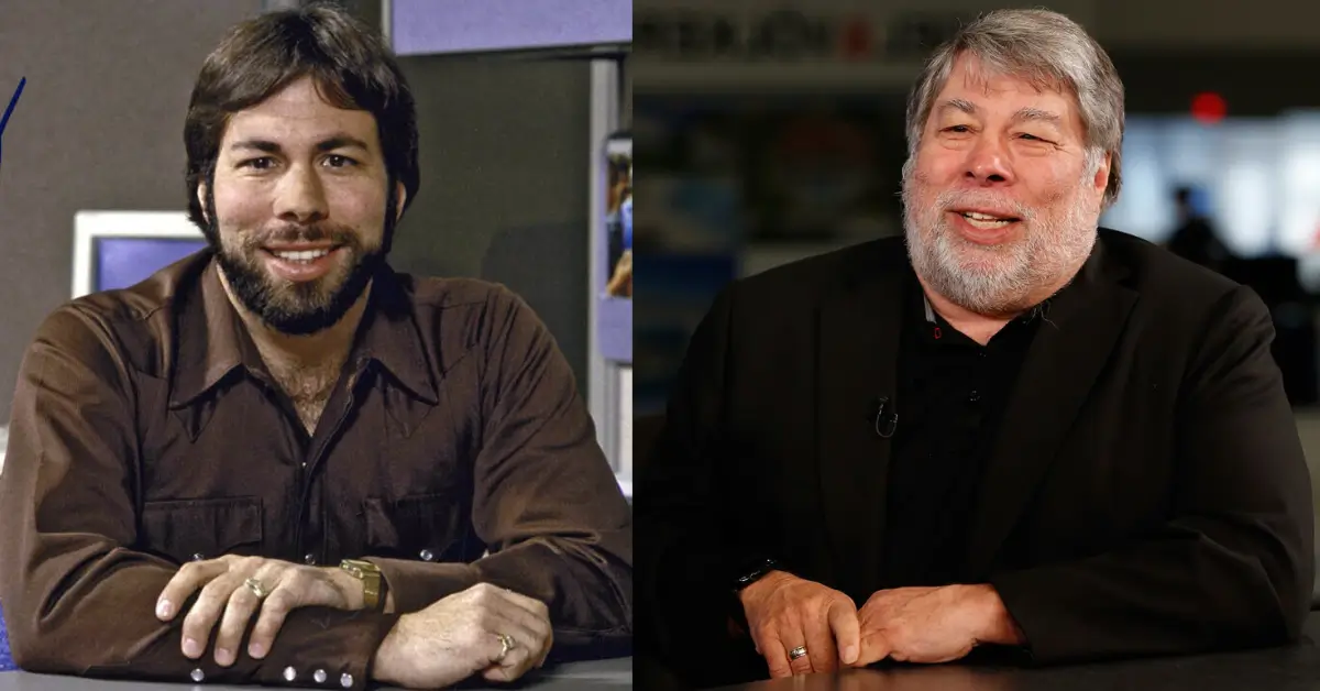 Steve Wozniak Then and Now