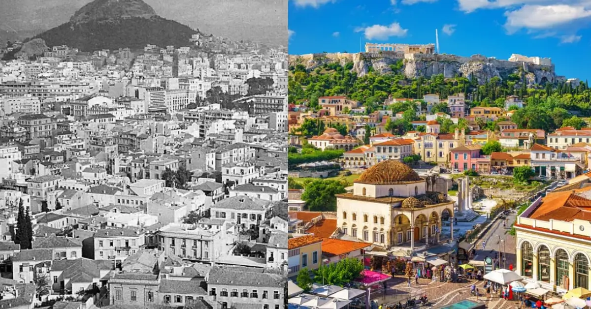 Athens Then and Now