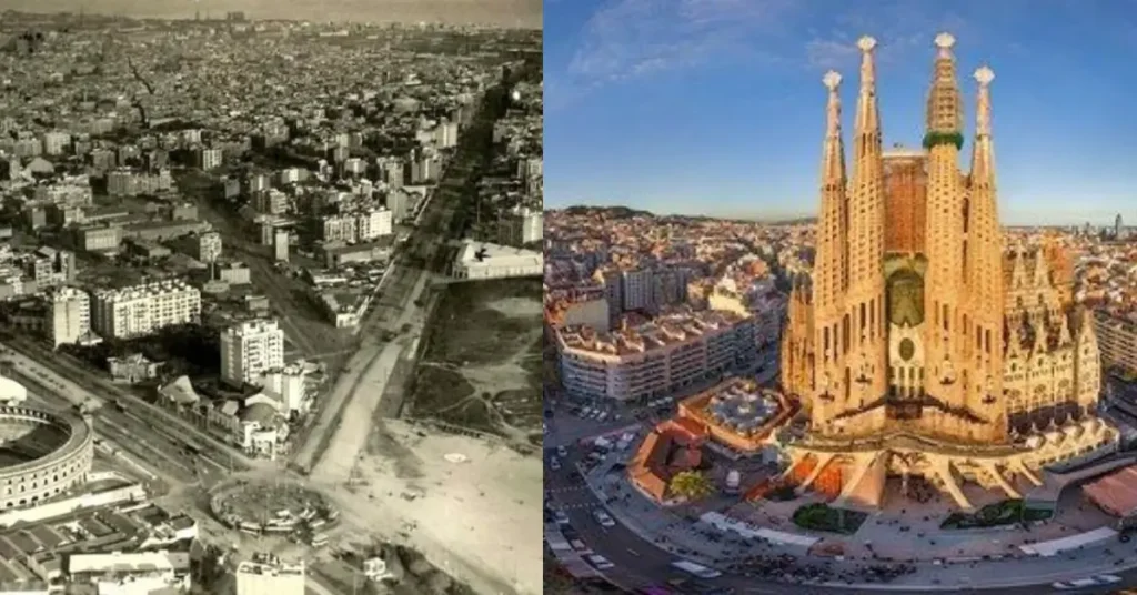 Barcelona Then and Now