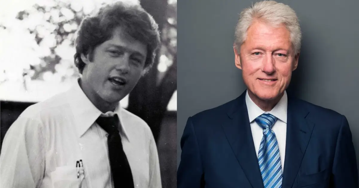 Bill Clinton Then and Now