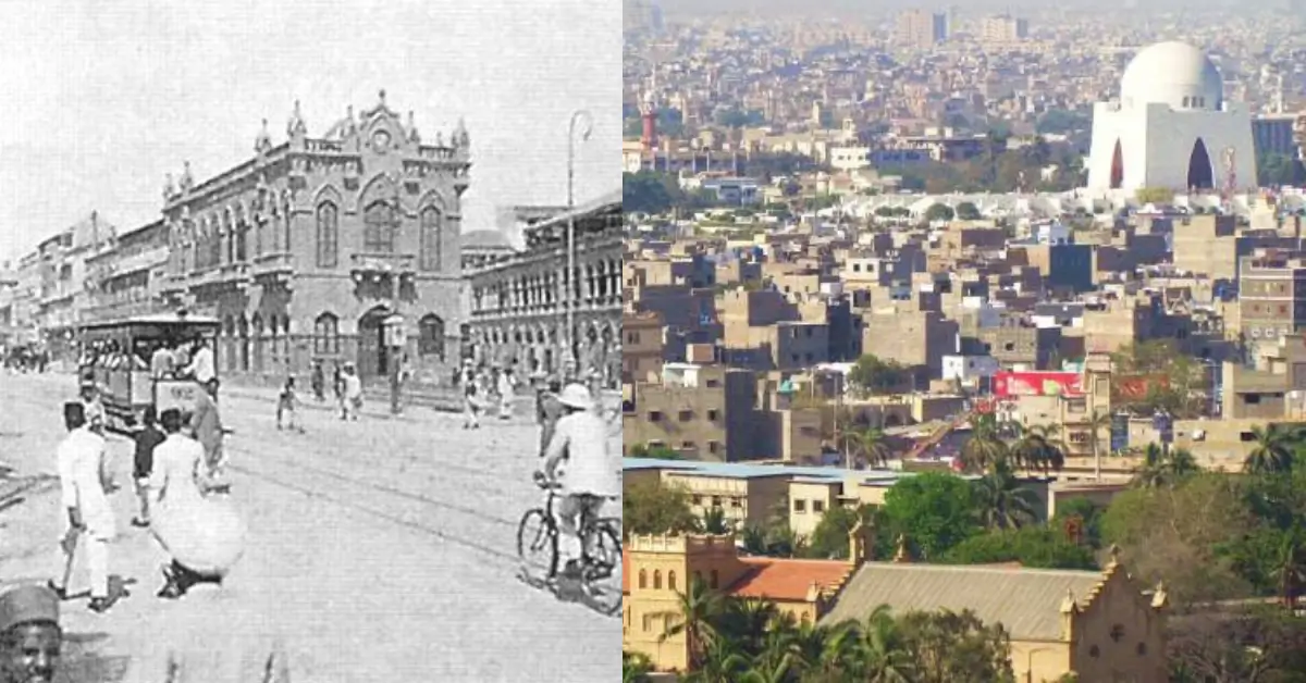 Karachi Then and Now