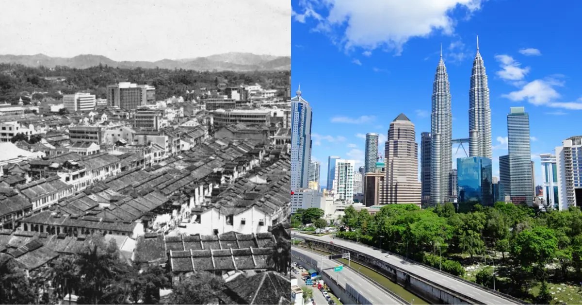 Kuala Lumpur Then and Now