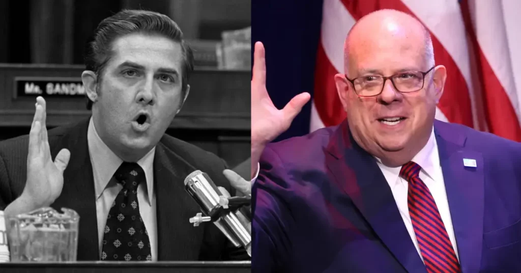 Larry Hogan Then and Now