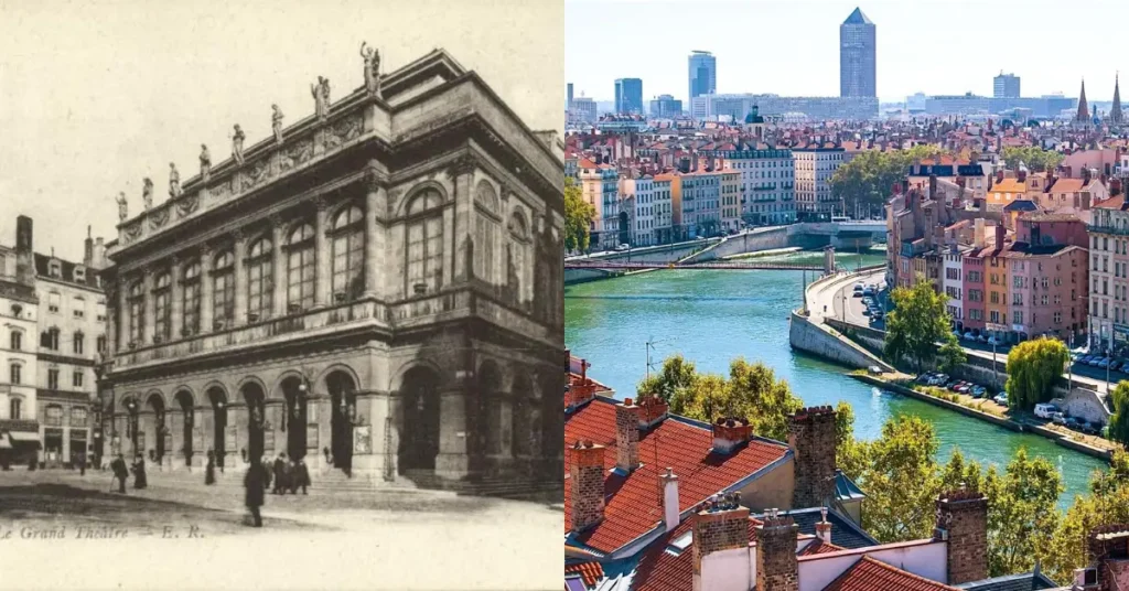 Lyon Then and Now