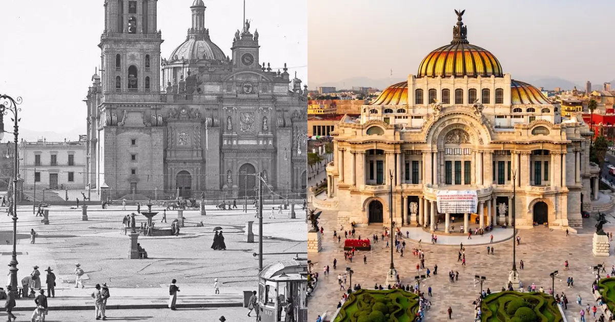 Mexico City Then and Now