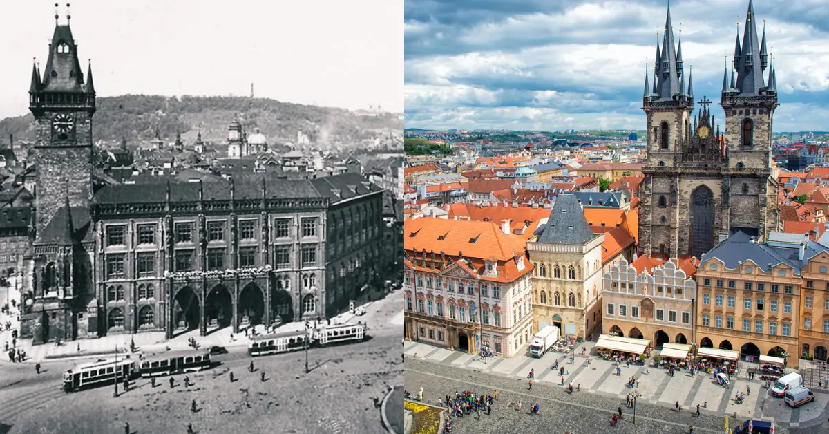 Prague Then and Now