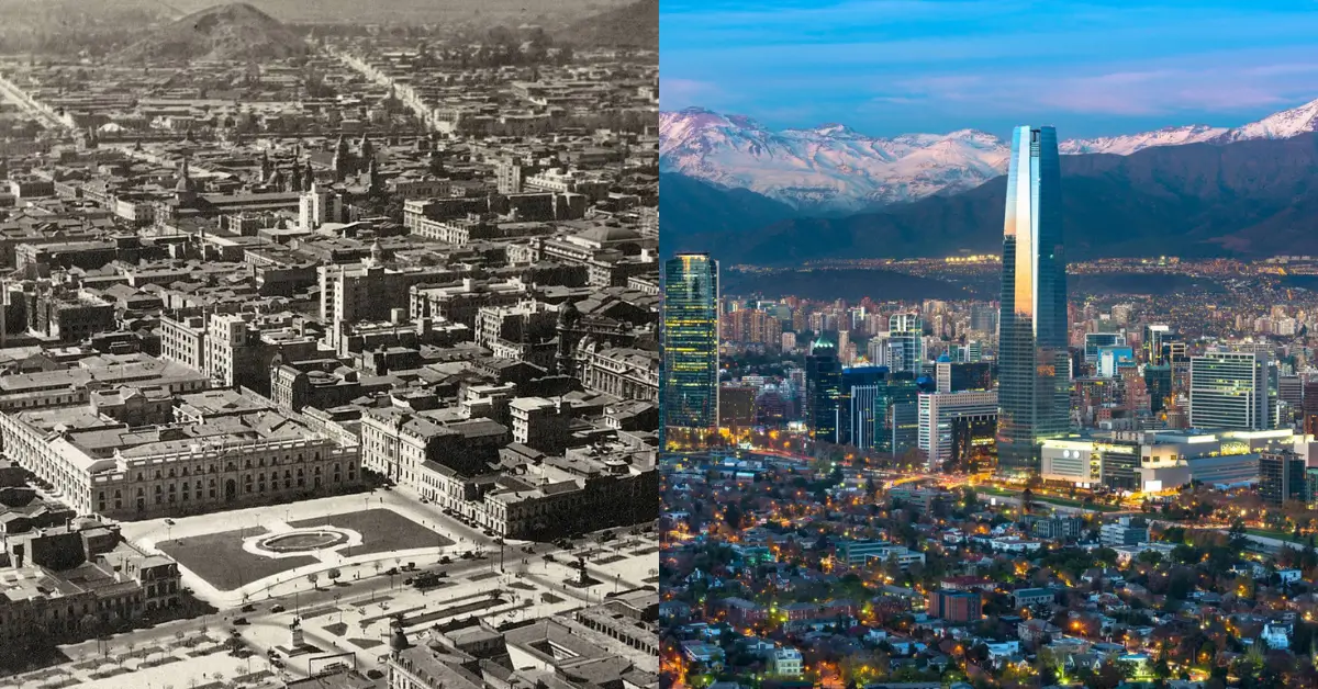 Santiago Then and Now