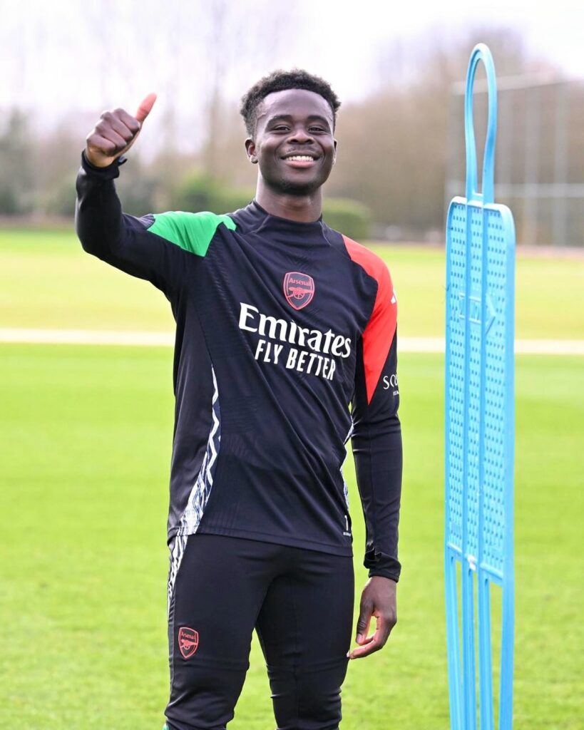 Bukayo Saka Instagram