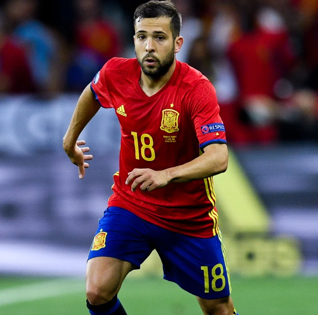 Jordi Alba Then and Now 