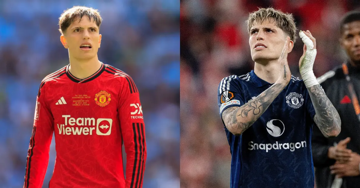 Alejandro Garnacho Then and Now