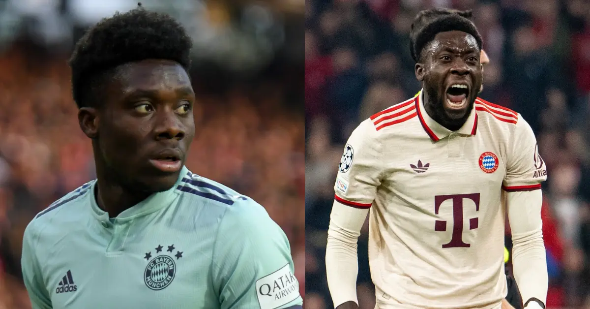 Alphonso Davies Then and Now
