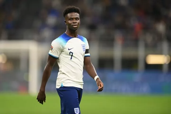 Bukayo Saka Then and Now 