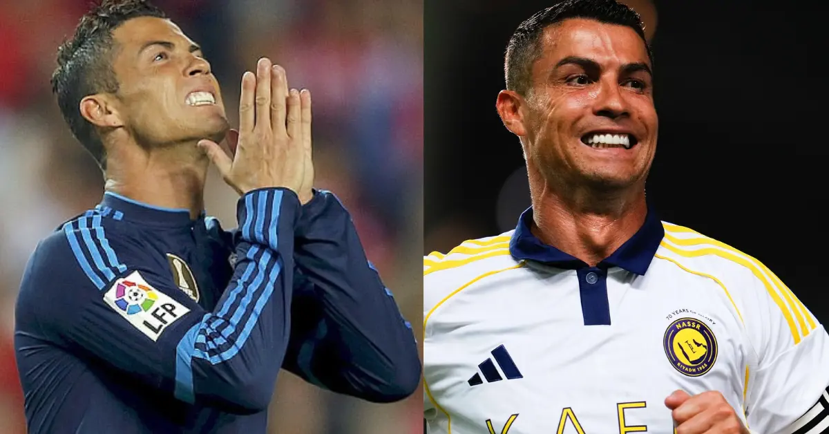 Cristiano Ronaldo Then and Now