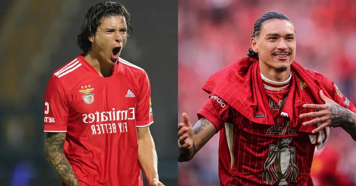 Darwin Núñez Then and Now