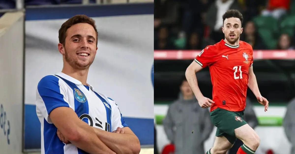 Diogo Jota Then and Now