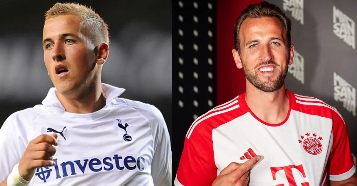 Harry Kane Then and Now