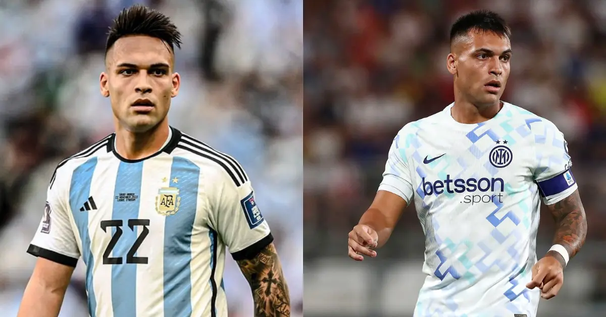 Lautaro Martínez Then and Now
