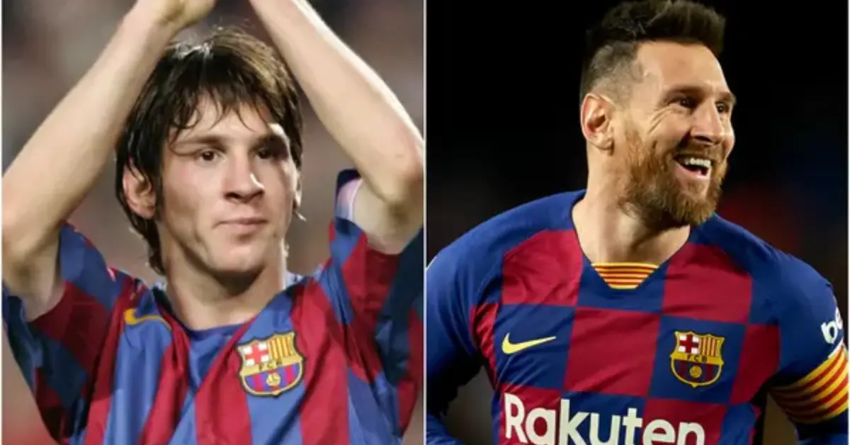 Lionel Messi Then and Now