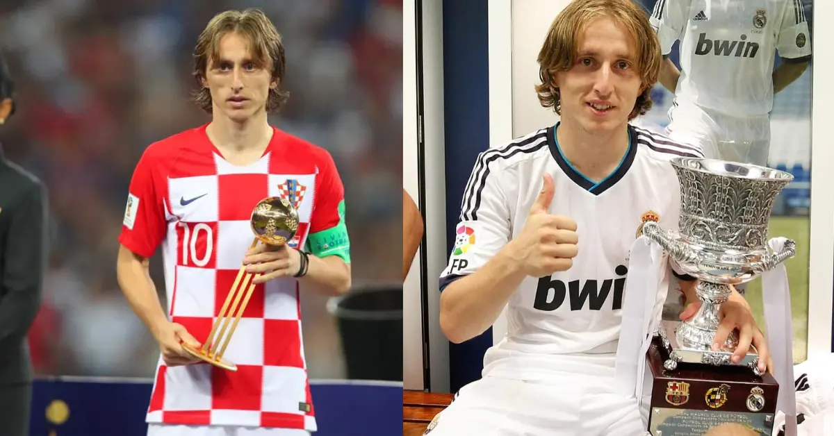 Luka Modrić Then and Now