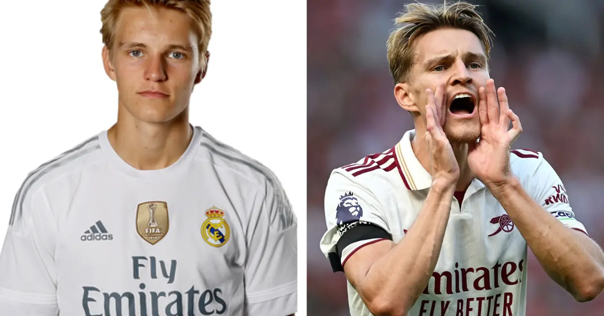 Martin Ødegaard Then and Now