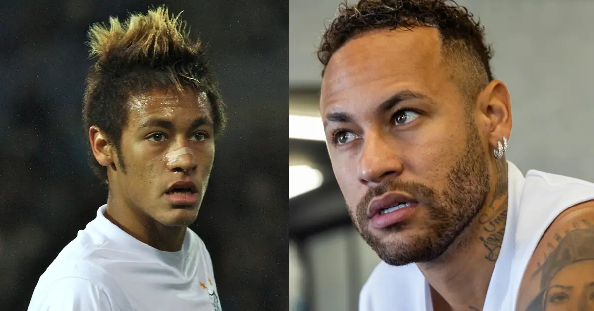 Neymar Jr. Then and Now