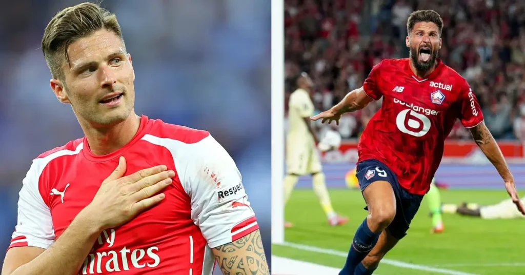 Olivier Giroud Then and Now
