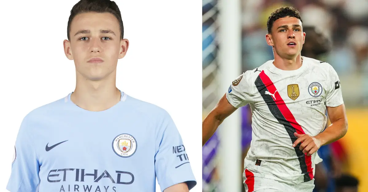 Phil Foden Then and Now