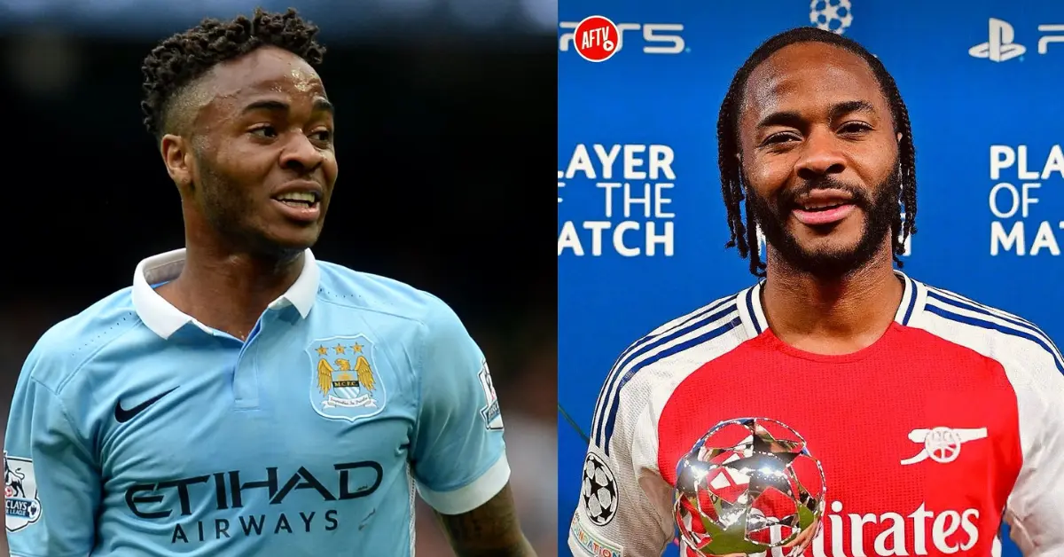 Raheem Sterling Then and Now