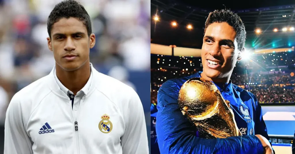 Raphael Varane Then and Now