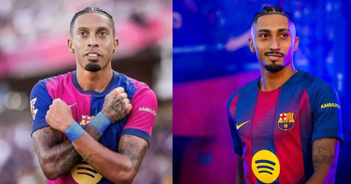 Raphinha Then and Now