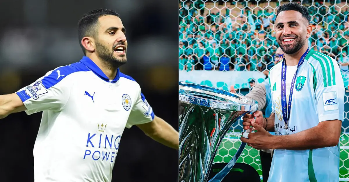 Riyad Mahrez Then and Now