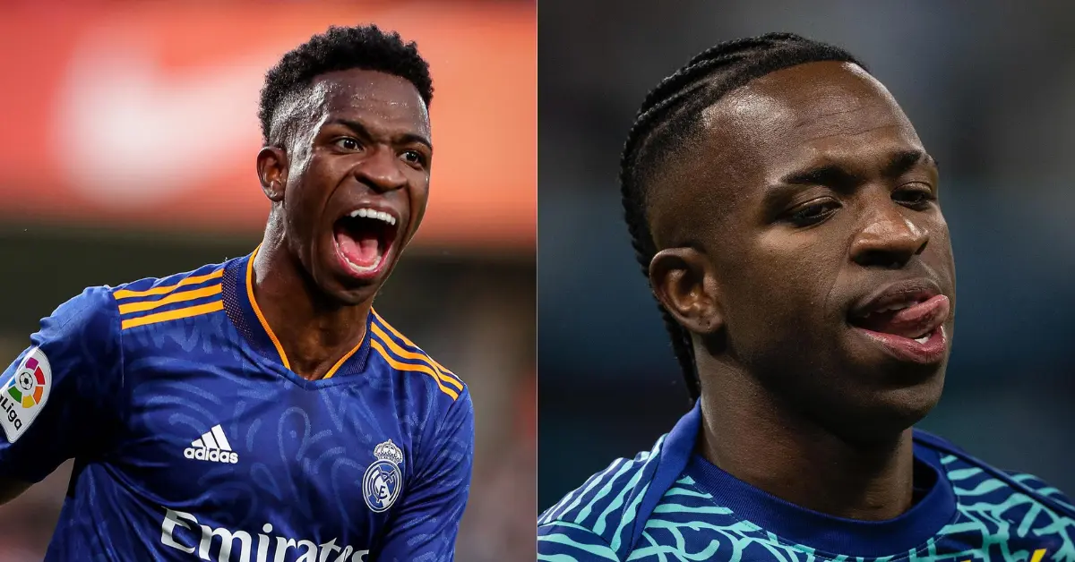 Vinícius Júnior Then and Now