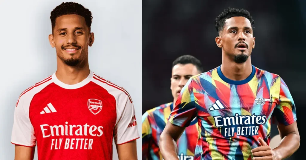 William Saliba Then and Now