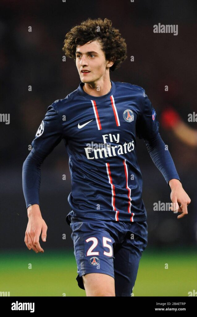 Adrien Rabiot Then and Now