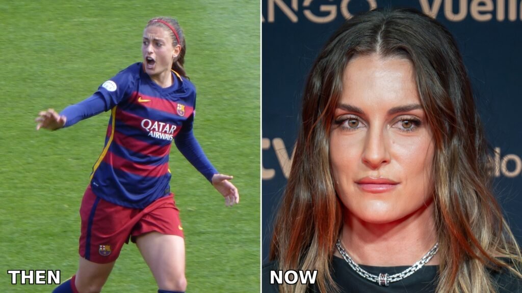 Alexia Putellas then and now