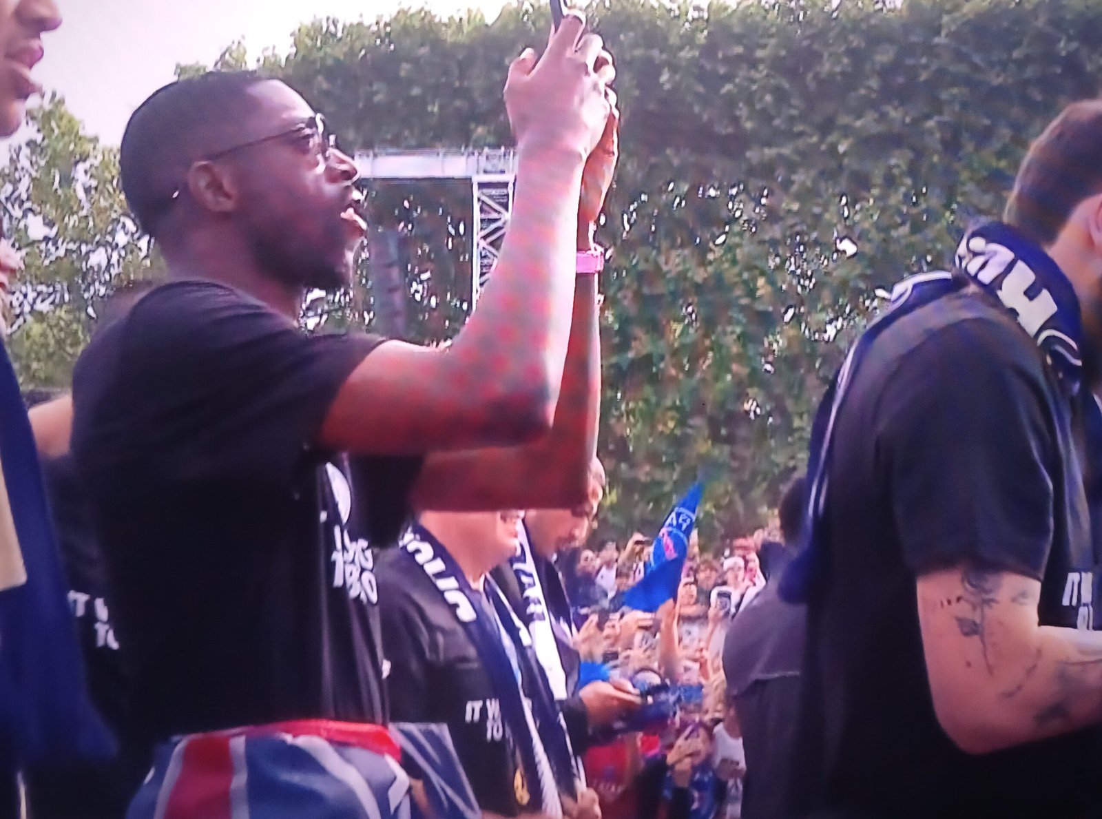 Ousmane Dembélé playing for PSG in 2026