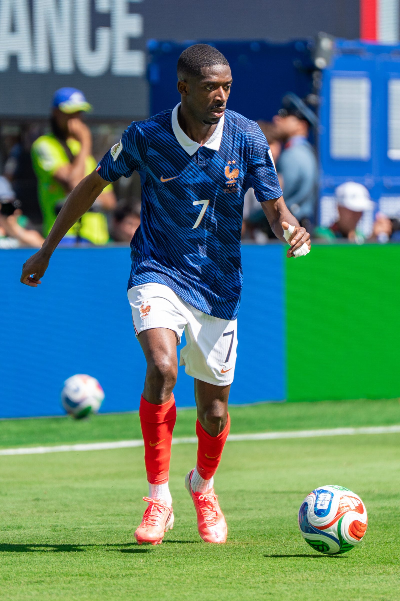 Ousmane Dembélé with France at the 2026 FIFA World Cup