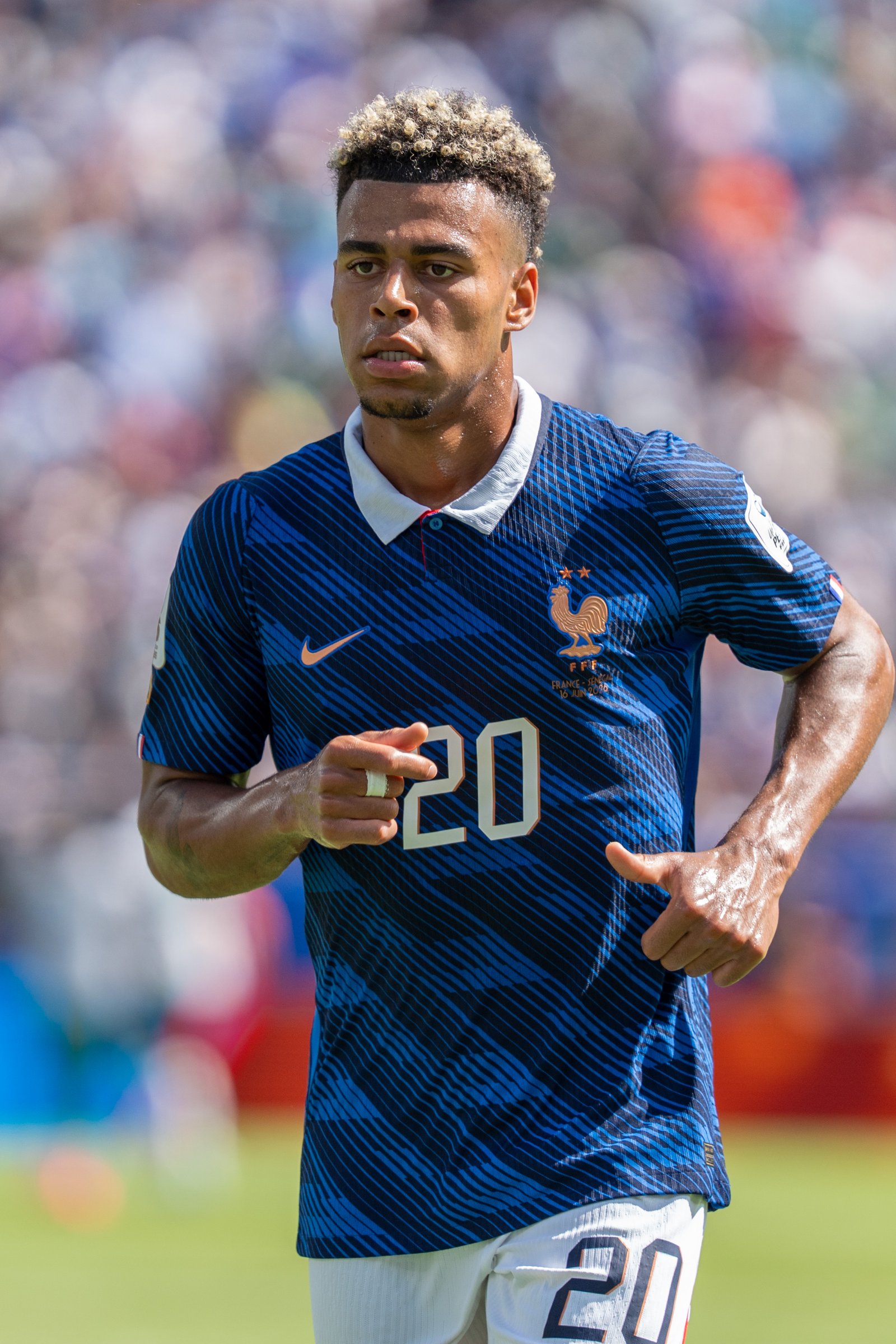 Désiré Doué with France at the 2026 World Cup
