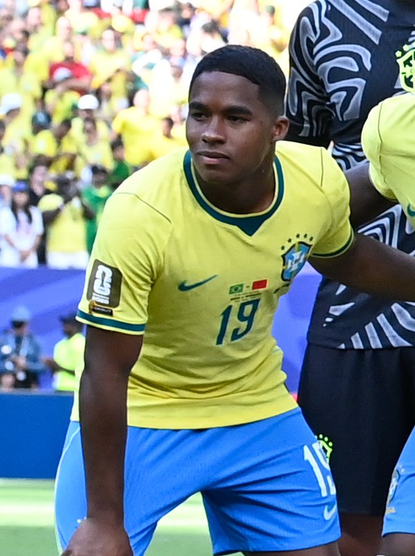 Endrick with Brazil at the 2026 FIFA World Cup