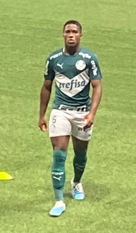 Endrick at Palmeiras in 2023, aged 16
