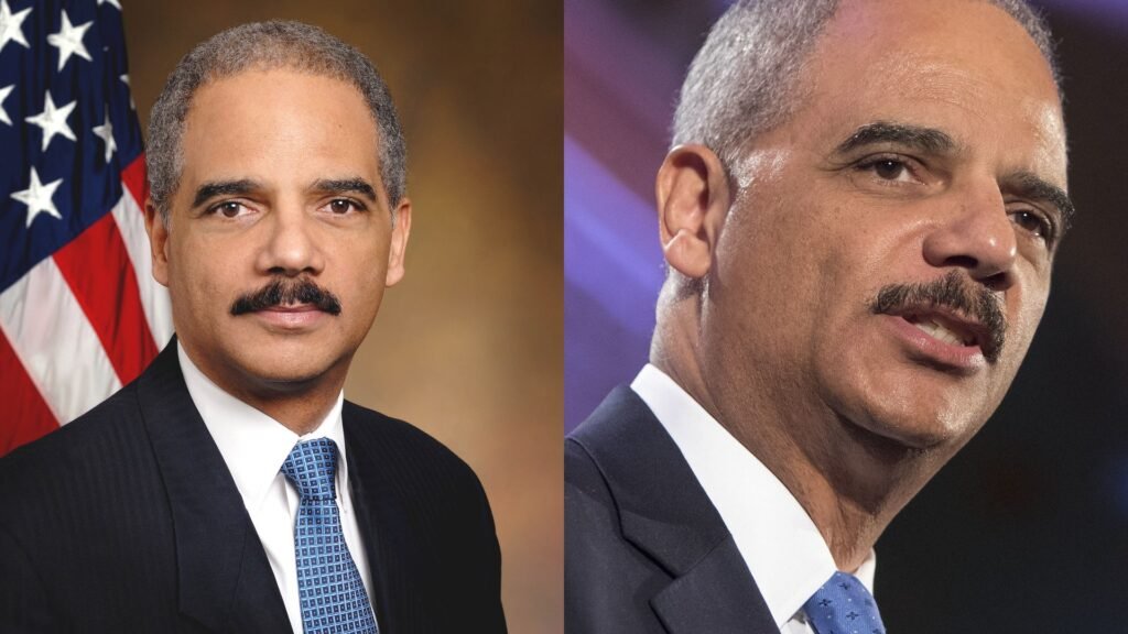 Eric Holder then and now