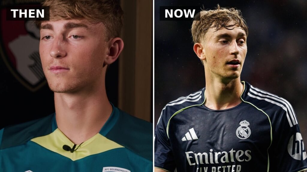 Dean Huijsen then and now