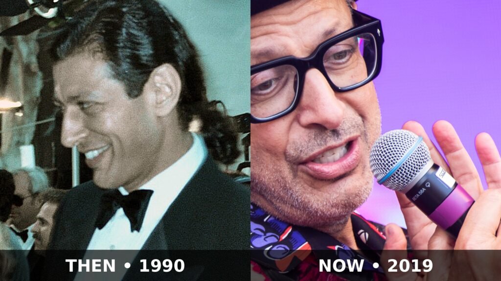 Then and now: Jeff Goldblum in 1990 and 2019