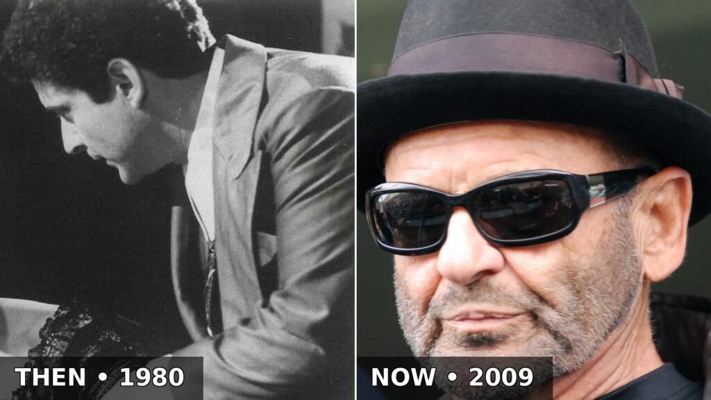 Joe Pesci then and now composite