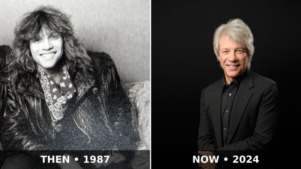 Jon Bon Jovi Then and Now